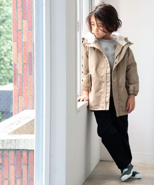 B:MING by BEAMS(ビーミングバイビームス)の「B:MING by BEAMS / ミリタリー フード コート(100~140cm)(ミリタリージャケット・キッズ・ベージュ/オリーブ・100/110/120/130/140)」の8枚目の写真
