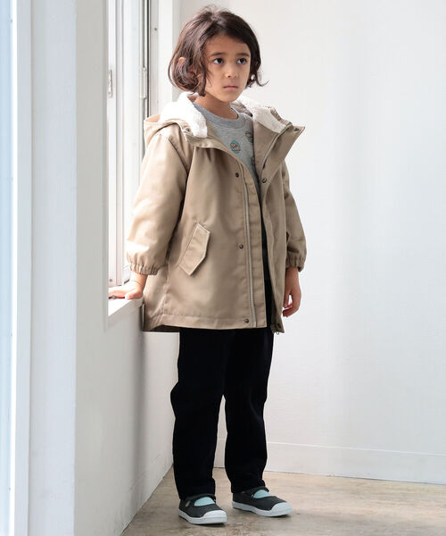 B:MING by BEAMS(ビーミングバイビームス)の「B:MING by BEAMS / ミリタリー フード コート(100~140cm)(ミリタリージャケット・キッズ・ベージュ/オリーブ・100/110/120/130/140)」の10枚目の写真