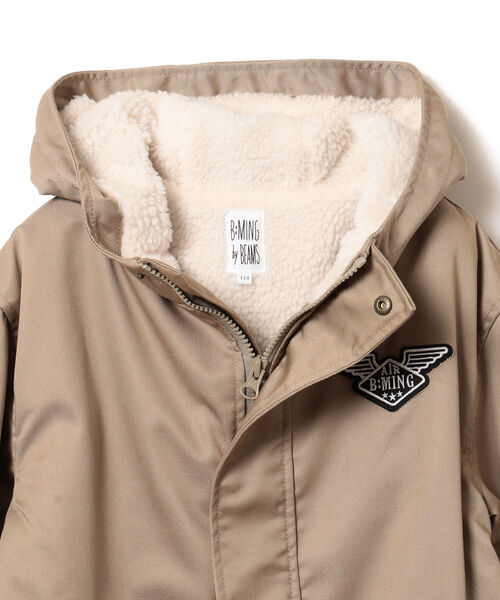 B:MING by BEAMS(ビーミングバイビームス)の「B:MING by BEAMS / ミリタリー フード コート(100~140cm)(ミリタリージャケット・キッズ・ベージュ/オリーブ・100/110/120/130/140)」の12枚目の写真