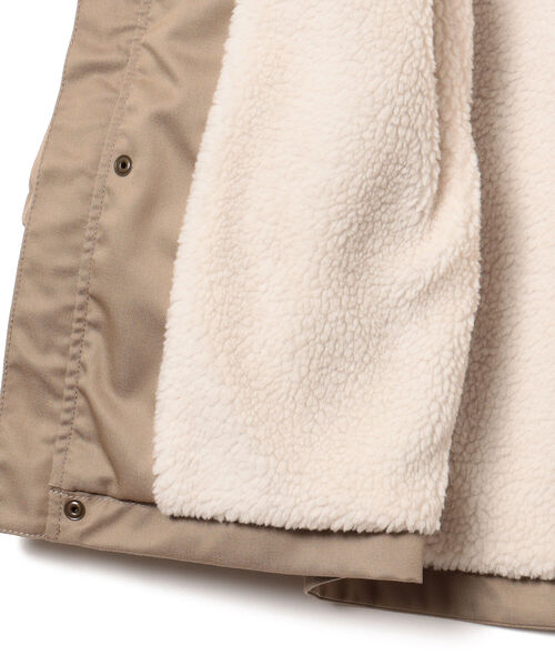 B:MING by BEAMS(ビーミングバイビームス)の「B:MING by BEAMS / ミリタリー フード コート(100~140cm)(ミリタリージャケット・キッズ・ベージュ/オリーブ・100/110/120/130/140)」の9枚目の写真