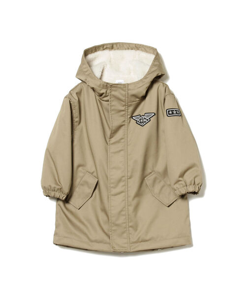 B:MING by BEAMS(ビーミングバイビームス)の「B:MING by BEAMS / ミリタリー フード コート(100~140cm)(ミリタリージャケット・キッズ・ベージュ/オリーブ・100/110/120/130/140)」の13枚目の写真