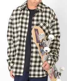 GLAZOS | ブロックチェック長袖シャツ(シャツ/ブラウス)