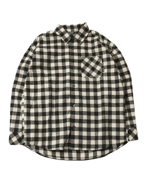 GLAZOS（グラソス）の「ブロックチェック長袖シャツ（シャツ/ブラウス・キッズ・ホワイト/パープル/レッド/イエロー/ブルー/グリーン・140cm/150cm/160cm/170cm）」の16枚目の写真