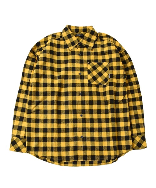 GLAZOS（グラソス）の「ブロックチェック長袖シャツ（シャツ/ブラウス・キッズ・ホワイト/パープル/レッド/イエロー/ブルー/グリーン・140cm/150cm/160cm/170cm）」の7枚目の写真