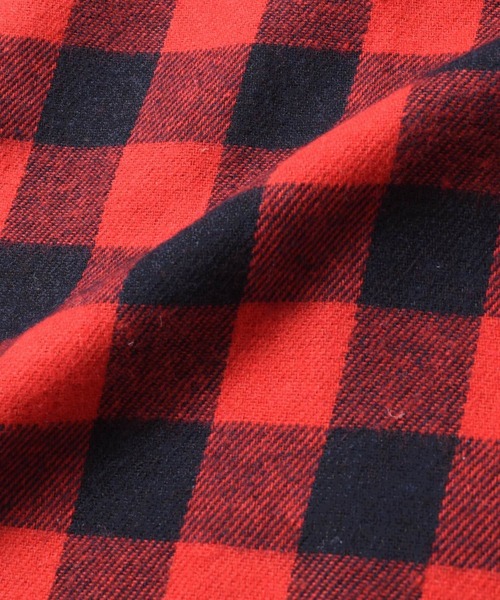 GLAZOS（グラソス）の「ブロックチェック長袖シャツ（シャツ/ブラウス・キッズ・ホワイト/パープル/レッド/イエロー/ブルー/グリーン・140cm/150cm/160cm/170cm）」の20枚目の写真