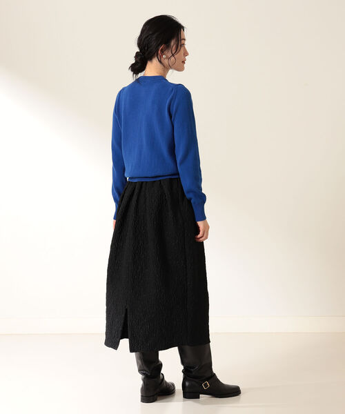 【新品】Demi-Luxe BEAMS 14Gコットンクルーネックカーディガン Demi-Luxe BEAMS（デミルクス ビームス）の「Demi-Luxe BEAMS