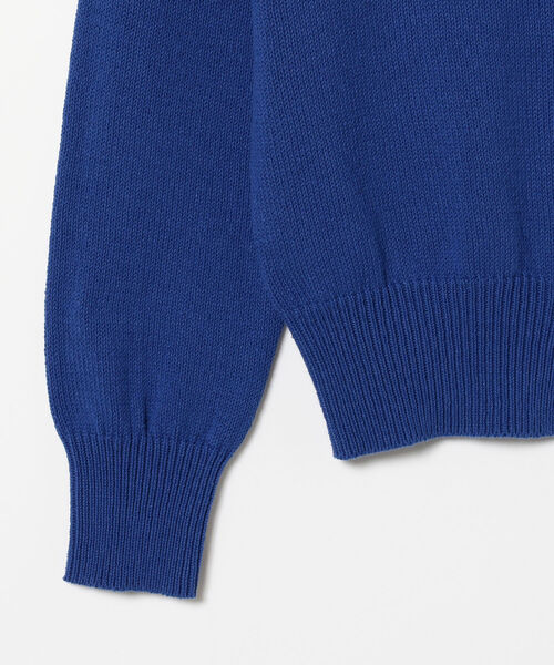【新品】Demi-Luxe BEAMS 14Gコットンクルーネックカーディガン Demi-Luxe BEAMS（デミルクス ビームス）の「Demi-Luxe BEAMS