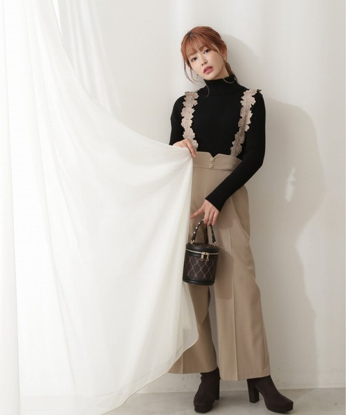 PROPORTION BODY DRESSING(プロポーションボディドレッシング)の「デザインショルダーパンツ / 1212230002(その他パンツ・レディース・オフホワイト/ブラウン/ベージュ・MEDIUM/SMALL)」の11枚目の写真