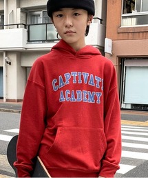 GLAZOS | カレッジプリントパーカー(パーカー)