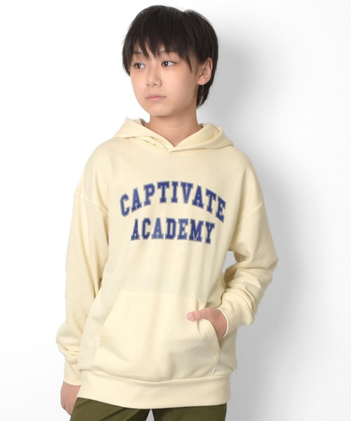 GLAZOS(グラソス)の「カレッジプリントパーカー(パーカー・キッズ・ダークグリーン/ネイビー/レッド/オフホワイト・140cm/150cm/160cm/170cm)」の5枚目の写真