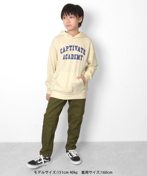 GLAZOS(グラソス)の「カレッジプリントパーカー(パーカー・キッズ・ダークグリーン/ネイビー/レッド/オフホワイト・140cm/150cm/160cm/170cm)」の7枚目の写真