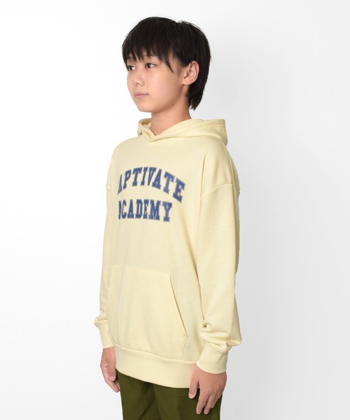 GLAZOS(グラソス)の「カレッジプリントパーカー(パーカー・キッズ・ダークグリーン/ネイビー/レッド/オフホワイト・140cm/150cm/160cm/170cm)」の12枚目の写真