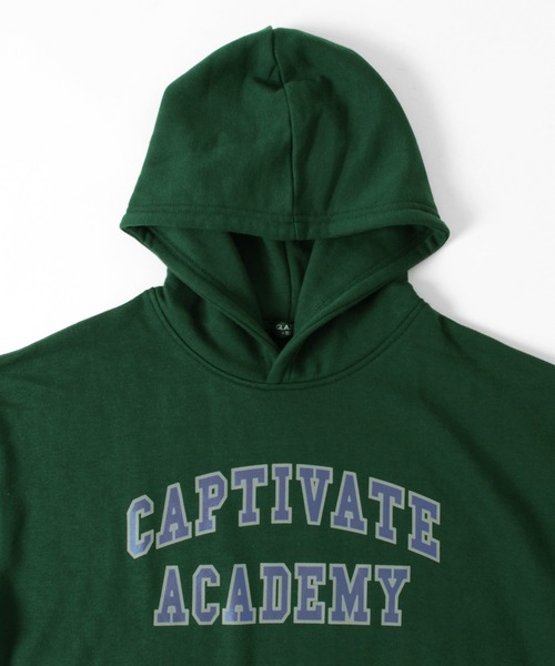 GLAZOS(グラソス)の「カレッジプリントパーカー(パーカー・キッズ・ダークグリーン/ネイビー/レッド/オフホワイト・140cm/150cm/160cm/170cm)」の6枚目の写真