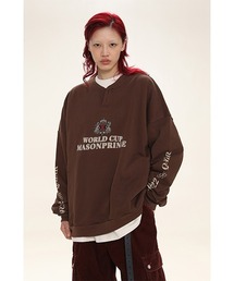 MASONPRINCE（メイソンプリンス）の「オーバーサイズVネックプルオーバースウェット WY6120【MASONPRINCE】（スウェット・メンズ）」
