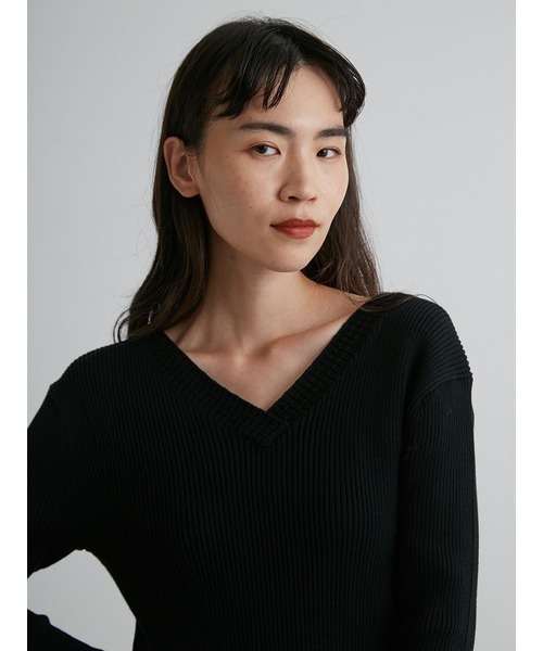 styling/（スタイリング）の「アタッチドカラーニットワンピース 