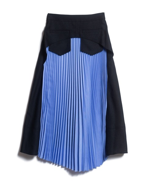 LAYMEE(レイミー)の「Eta pleats skirt / エタプリーツスカート(スカート・レディース・アイボリー/ブラック・FREE)」の8枚目の写真