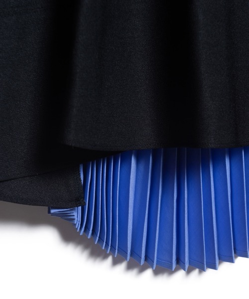 LAYMEE(レイミー)の「Eta pleats skirt / エタプリーツスカート(スカート・レディース・アイボリー/ブラック・FREE)」の13枚目の写真