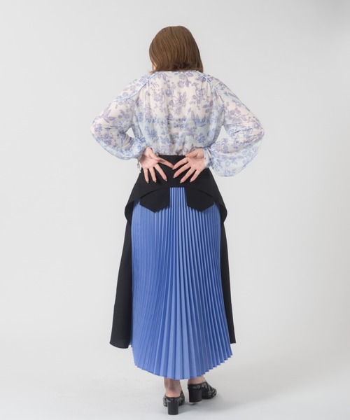 LAYMEE(レイミー)の「Eta pleats skirt / エタプリーツスカート(スカート・レディース・アイボリー/ブラック・FREE)」の18枚目の写真