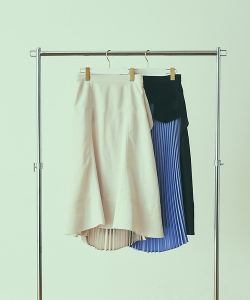 LAYMEE(レイミー)の「Eta pleats skirt / エタプリーツスカート(スカート・レディース・アイボリー/ブラック・FREE)」の17枚目の写真