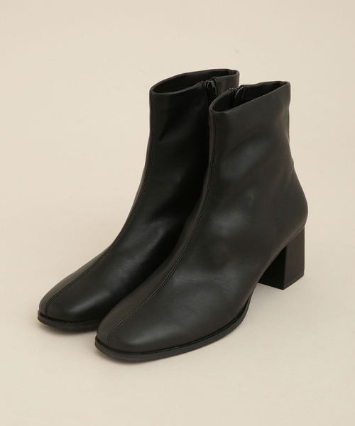 NANO universe（ナノユニバース）の「LB.04/ストレッチショートブーツ（ブーツ・レディース・ブラック/ベージュ・36/37/38）」の6枚目の写真