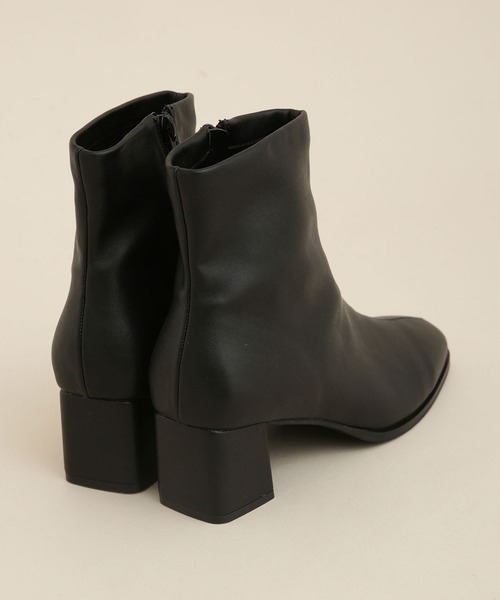 NANO universe（ナノユニバース）の「LB.04/ストレッチショートブーツ（ブーツ・レディース・ブラック/ベージュ・36/37/38）」の8枚目の写真