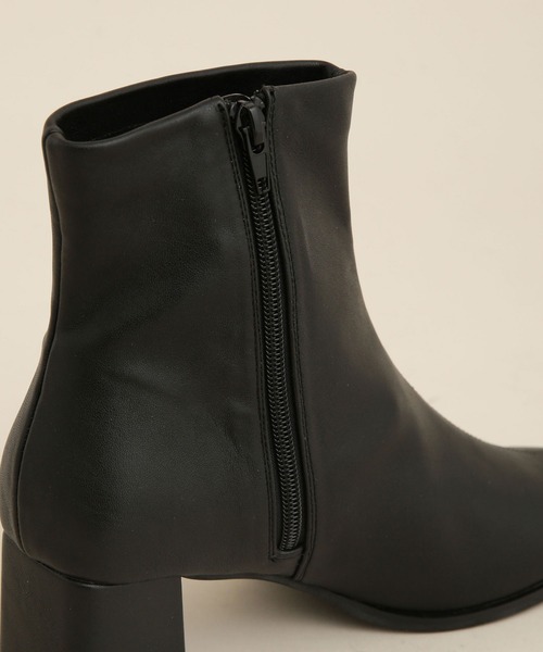 NANO universe（ナノユニバース）の「LB.04/ストレッチショートブーツ（ブーツ・レディース・ブラック/ベージュ・36/37/38）」の4枚目の写真