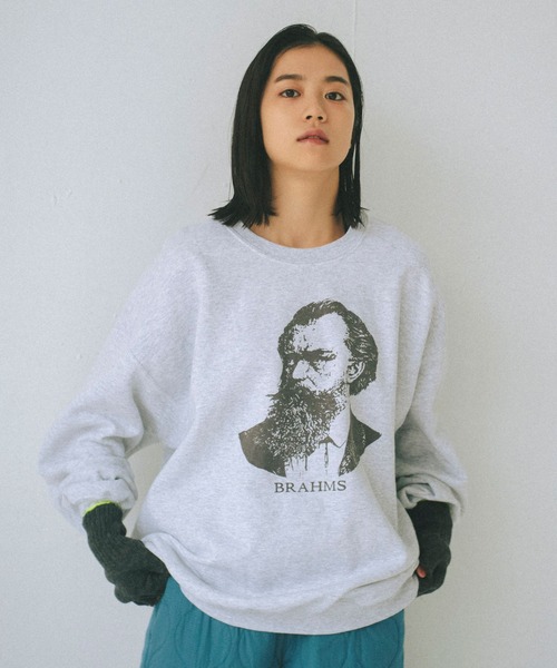 WHIMSIC（ウィムジック）の「【WHIMSIC】スリーB'sスウェットプルオーバー（スウェット・レディース・シルバー系その他/シルバー系その他2・FREE）」の11枚目の写真