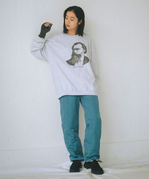 WHIMSIC（ウィムジック）の「【WHIMSIC】スリーB'sスウェットプルオーバー（スウェット・レディース・シルバー系その他/シルバー系その他2・FREE）」の13枚目の写真