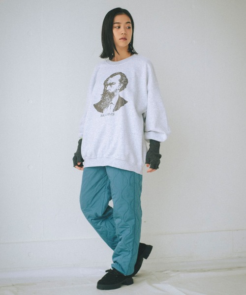 WHIMSIC（ウィムジック）の「【WHIMSIC】スリーB'sスウェットプルオーバー（スウェット・レディース・シルバー系その他/シルバー系その他2・FREE）」の14枚目の写真