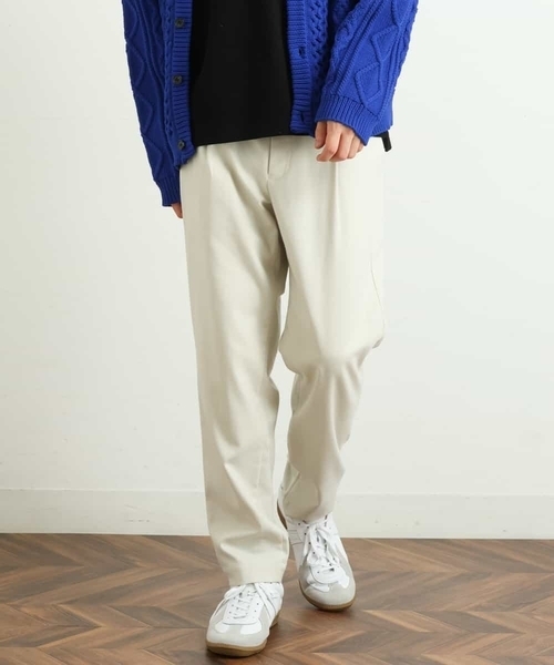 a.v.v（アーヴェヴェ）の「【S-XXL】起毛アーバンタックパンツ（その他パンツ・メンズ・アイボリー/グレー/モカ/ブラック・48/44/46/50）」の2枚目の写真