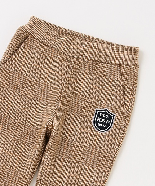 kladskap（クレードスコープ）の「チェック起毛ロング丈テーパードパンツ（その他パンツ・キッズ・ネイビー/ブラウン・100cm/110cm/90cm/120cm/130cm/80ｃｍ）」の5枚目の写真