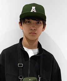 GLAZOS | ツイル・刺繍入りストレートバイザーキャップ(キャップ)