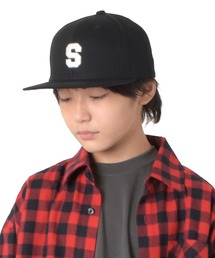 GLAZOS | ツイル・刺繍入りストレートバイザーキャップ(キャップ)