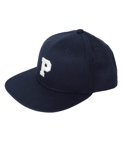 GLAZOS（グラソス）の「ツイル・刺繍入りストレートバイザーキャップ（キャップ・キッズ・ネイビー/グリーン/チャコールグレー/ブラック・フリー）」の5枚目の写真