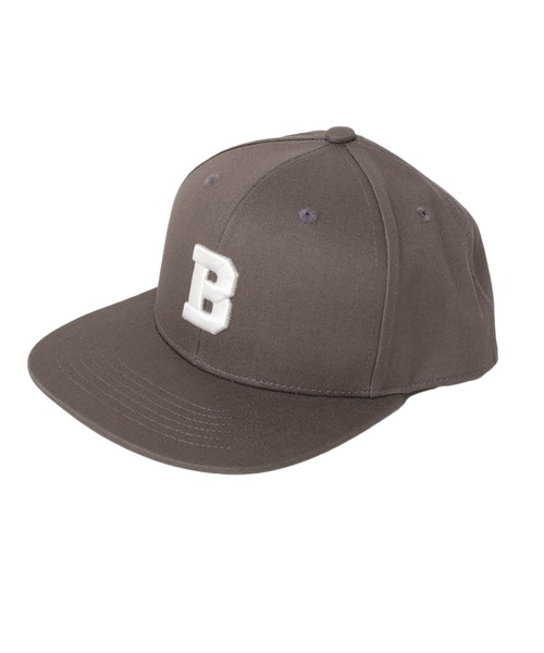 GLAZOS（グラソス）の「ツイル・刺繍入りストレートバイザーキャップ（キャップ・キッズ・ネイビー/グリーン/チャコールグレー/ブラック・フリー）」の10枚目の写真