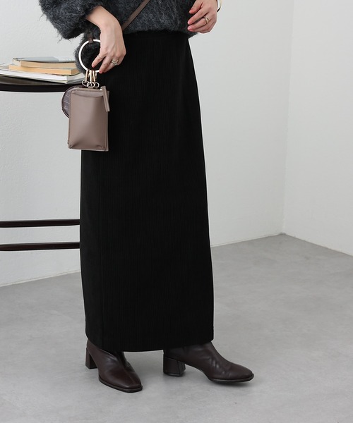 COLONY 2139(コロニートゥーワンスリーナイン)の「裏起毛コールスカート(スカート・レディース・グリーン/ブラック/ベージュ・FREE)」の18枚目の写真
