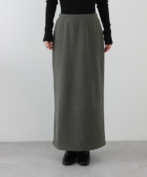 COLONY 2139(コロニートゥーワンスリーナイン)の「裏起毛コールスカート(スカート・レディース・グリーン/ブラック/ベージュ・FREE)」の10枚目の写真