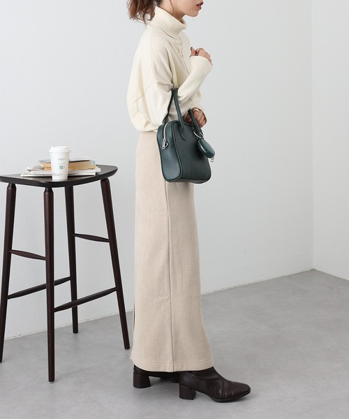 COLONY 2139(コロニートゥーワンスリーナイン)の「裏起毛コールスカート(スカート・レディース・グリーン/ブラック/ベージュ・FREE)」の19枚目の写真