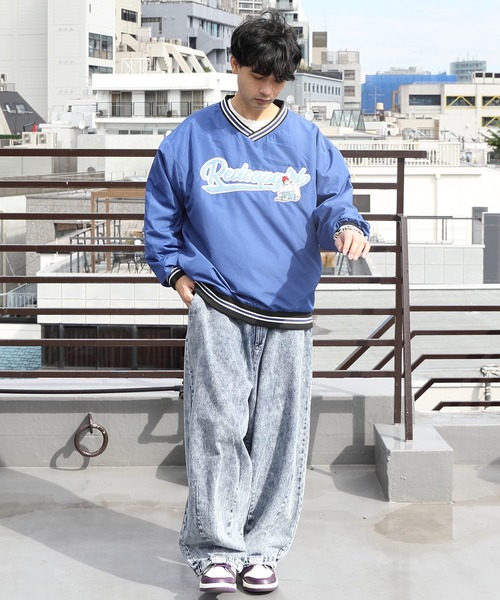 Red Cap Girl(レッドキャプガール)の「RedCapGirl スタジアムプルオーバー(Tシャツ/カットソー・メンズ・ホワイト/ブラック/グリーン/ブルー・LARGE/MEDIUM)」の9枚目の写真
