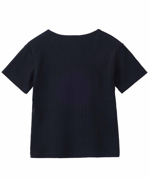 X-girl(エックスガール)の「OVAL LOGO S/S BABY TEE(Tシャツ/カットソー・レディース・ブルー/ブラック/ホワイト・S/M)」の10枚目の写真
