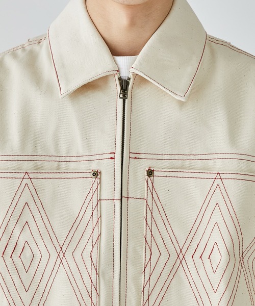 COGNOMEN】EMBROIDERED DENIM JACKET（ブルゾン）｜COGNOMEN