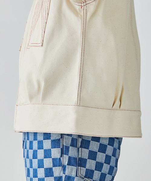 COGNOMEN(コグノーメン)の「【COGNOMEN】EMBROIDERED DENIM JACKET(ブルゾン・メンズ・アイボリー/インディゴブルー・M/L)」の15枚目の写真