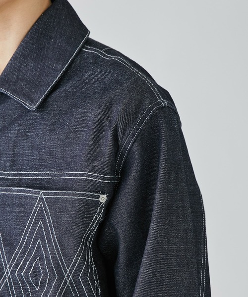 COGNOMEN 24AWデニムジャケット COGNOMEN】EMBROIDERED DENIM JACKET（ブルゾン）｜COGNOMEN