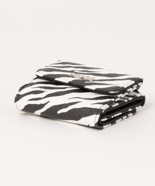X-girl(エックスガール)の「【X-girl /エックスガール】 ANIMAL FAUX LEATHER MINI WALLET(財布・レディース・ホワイト/ベージュ・FREE)」の4枚目の写真