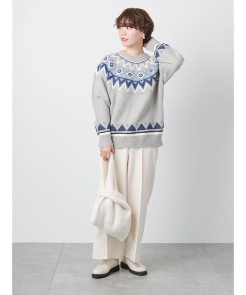 Lugnoncure(ルノンキュール)の「裏起毛マリンパンツ(その他パンツ・レディース・ネイビー/ブラック/オフホワイト・フリ-)」の18枚目の写真