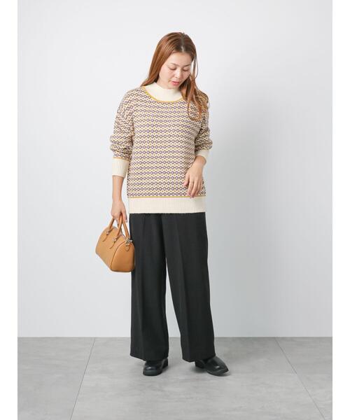 Lugnoncure(ルノンキュール)の「裏起毛マリンパンツ(その他パンツ・レディース・ネイビー/ブラック/オフホワイト・フリ-)」の20枚目の写真