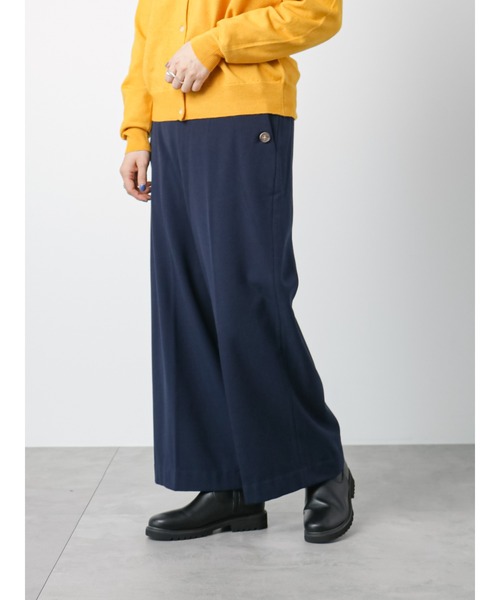 Lugnoncure(ルノンキュール)の「裏起毛マリンパンツ(その他パンツ・レディース・ネイビー/ブラック/オフホワイト・フリ-)」の1枚目の写真