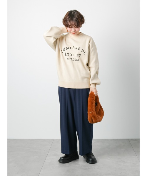 Lugnoncure(ルノンキュール)の「裏起毛マリンパンツ(その他パンツ・レディース・ネイビー/ブラック/オフホワイト・フリ-)」の13枚目の写真