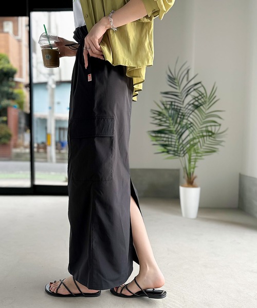 Java(ジャバ)の「《JaVaジャバ コラボ》ワンランク上のミリタリースタイル。ドロストベネシャンストレートカーゴスカート(スカート・レディース・カーキ/ブラック/ベージュ・LARGE/X-LARGE/SMALL/MEDIUM)」の10枚目の写真