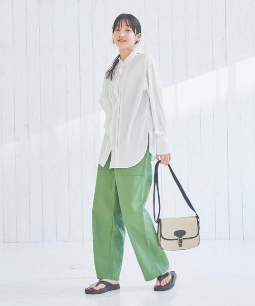 coen（コーエン）の「コンビフラップショルダーバッグ（ショルダーバッグ・レディース・ベージュ/ライトグレー・FREE）」の9枚目の写真